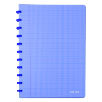 Atoma Skrivbok A4 rutat | blå | 72 ark | 4 x 8mm | Atoma Trendy 4137402 405245