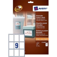 Avery Etiketter avtagbara | 62 x 89mm | Avery L7108REV-20 | 180st L7108REV-20 212616