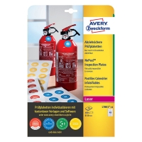 Avery Kontrollmärken med NoPeel™ | 20mm | Avery | 480st AV-L7801-10 212680