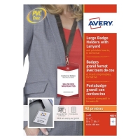 Avery Namnskyltshållare med band | 105 x 148mm | Avery 4834 | 10st 4834 212776