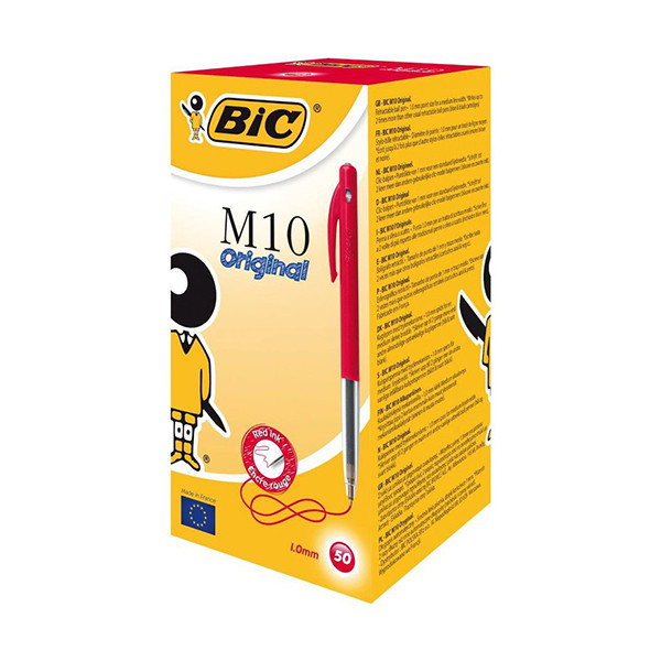 BIC Kulspetspenna | BIC M10 Original | röd | 50st 1199190123 224604 - 1