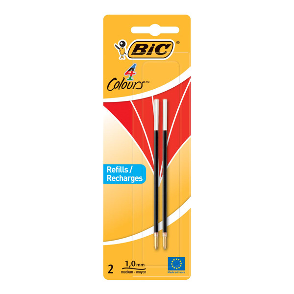 BIC Refill kulspetspenna | BIC 4 Colours | röd | 2st 929243 224655 - 1