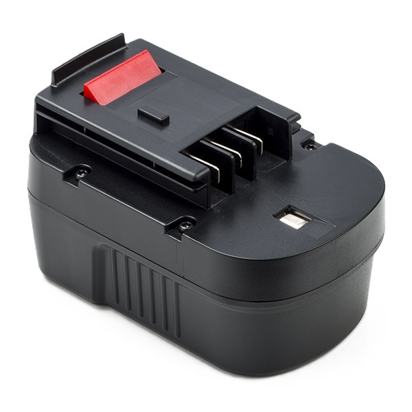 Black & Decker batteri 14,4V | 2000mAh | HPB14 | A1714 | A14 | Ni-MH (varumärket 123ink) 499936-34 499936-35 A14 A144 A144EX ABL00107 - 1