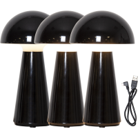 Bordslampa svamp | svart 803-53 501534