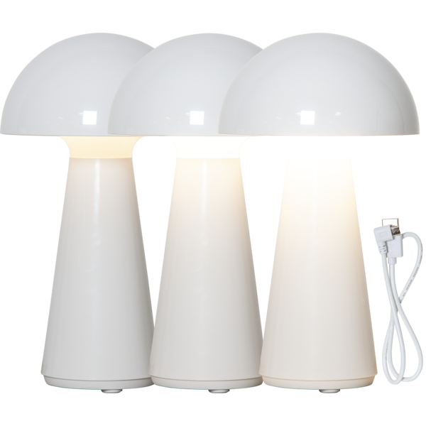 Bordslampa svamp | vit [Star Trading] 803-52 501533 - 1