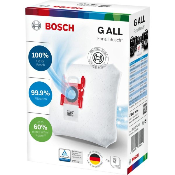 Bosch G All | dammsugarpåsar | 4 påsar (original)  SBO00008 - 1