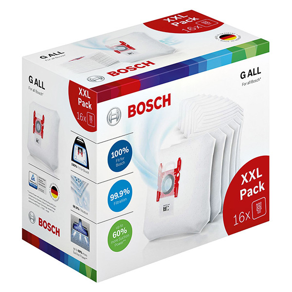 Bosch G All | dammsugarpåsar XXL | 16 påsar (original)  SBO00010 - 1