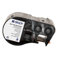 Brady M4C-1000-595-OR-BK vinyltejp | svart text - orange tejp | 25,4mm x 7,62m (original) M4C-1000-595-OR-BK 148230