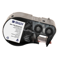 Brady M4C-1000-595-RD-WT vinyltejp | vit text - röd tejp | 25,40mm x 7,62m (original) M4C-1000-595-RD-WT 147966