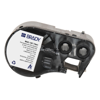 Brady M4C-187-7641 värmekrympslang | svart text - vit tejp | 8,50mm x 2,13m (original) M4C-187-7641 148354