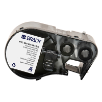 Brady M4C-500-595-WT-BK vinyltejp | svart text - vit tejp | 12,7mm x 7,62m (original) M4C-500-595-WT-BK 148194