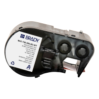 Brady M4C-750-595-RD-WT vinyltejp | vit text - röd tejp | 19,05mm x 7,62m (original) M4C-750-595-RD-WT 147944