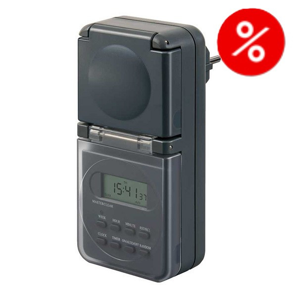 Brennenstuhl digital veckotimer | antracit | utomhusbruk $$  238600 - 1