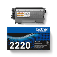 Brother TN-2220 svart toner hög kapacitet (original) TN2220 029182