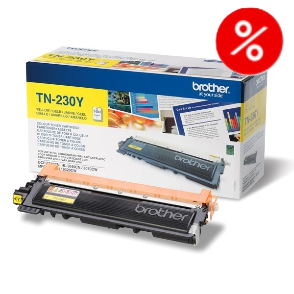 Brother TN-230Y gul toner (original) $$  500476 - 1