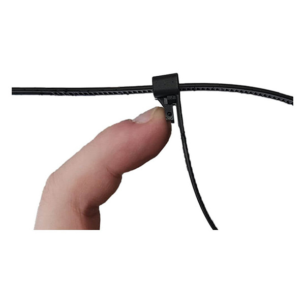 Buntband öppningsbara 160 x 4,8mm | svart 100st 990.494 399546 - 1