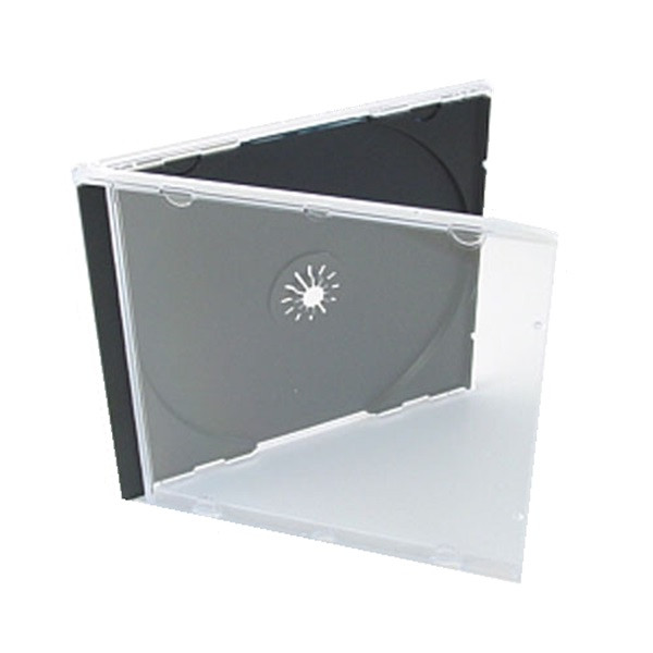 CD-fodral | Jewel Case | svart tray | 100st  050020 - 1