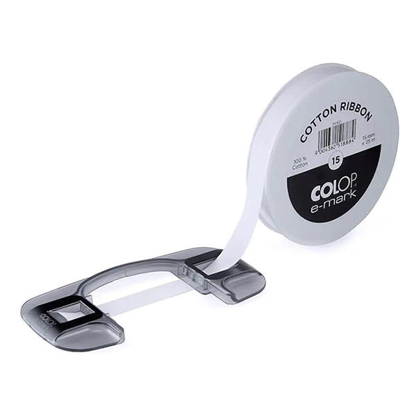 COLOP E-mark bomullsband | 15mm x 25m 154921 229167 - 2