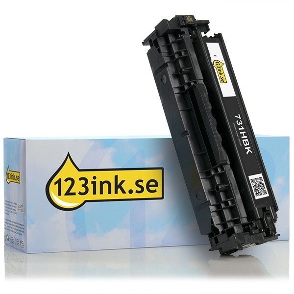 Canon 731H BK svart toner hög kapacitet (varumärket 123ink) 6273B002C 032227 - 1