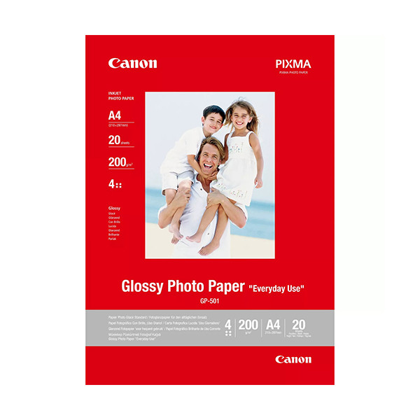 Canon A4 200g Canon GP-501 fotopapper | Glossy | 20 ark 0775B082 154066 - 1