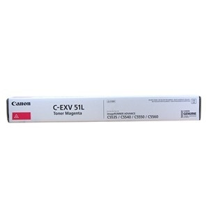 Canon C-EXV51L M magenta toner låg kapacitet 26k (original) 0486C002 017502 - 1