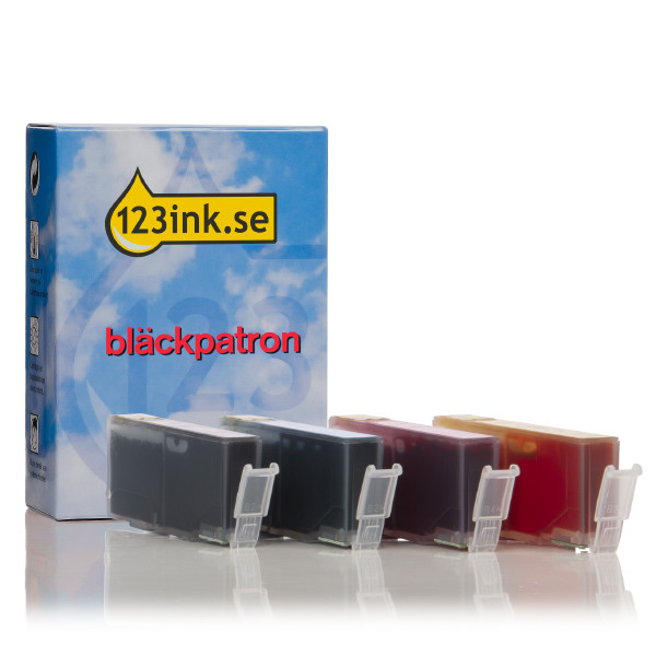 Canon CLI-581 BK/C/M/Y bläckpatron 4-pack (varumärket 123ink) 2103C006 010081 - 1