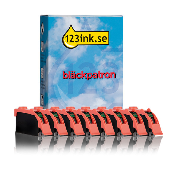 Canon CLI-65 BK/C/M/Y/GY/PC/PM/LGY bläckpatron 8-pack (varumärket 123ink)  160215 - 1