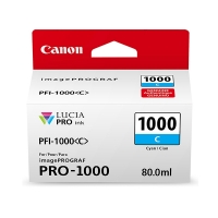 Canon PFI-1000C cyan bläckpatron (original) 0547C001 010128