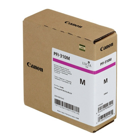 Canon PFI-310M magenta bläckpatron (original) 2361C001 010170 - 1