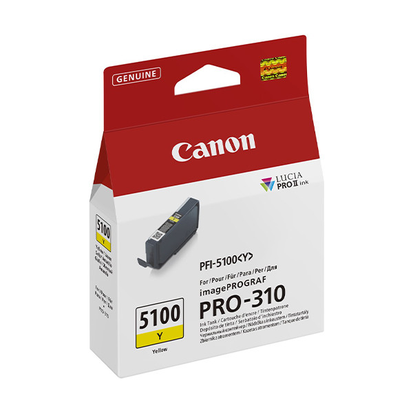 Canon PFI-5100Y gul bläckpatron (original) 6955C001 083786 - 1