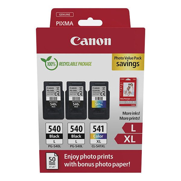 Canon PG-540Lx2 | CL-541XL photo value pack (original) 5224B015 132272 - 1