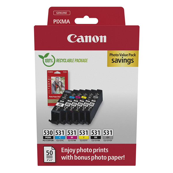 Canon PGI-530 | CLI-531 photo value pack (original) 6117C004 017680 - 1