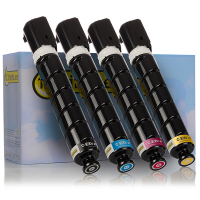 Canons C-EXV47 BK/C/M/Y toner 4-pack (varumärket 123ink)  130709