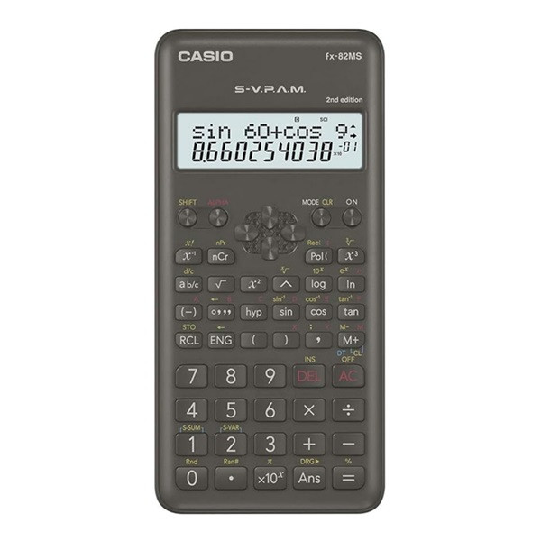 Casio Funktionsräknare | Casio FX-82MS FX-82MS2 FX-82MS2-W 056299 - 1