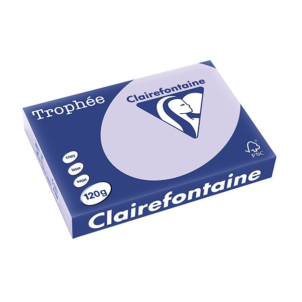 Clairefontaine ​​​​​​​120g A4 papper | lila | Clairefontaine | 250 ark 1211PC 250076 - 1