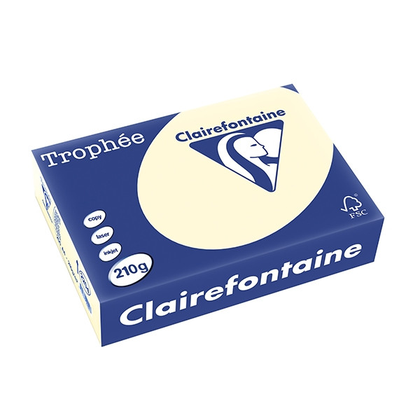 Clairefontaine ​​​​​​​210g A4 papper | elfenben | Clairefontaine | 250 ark 2204PC 250089 - 1