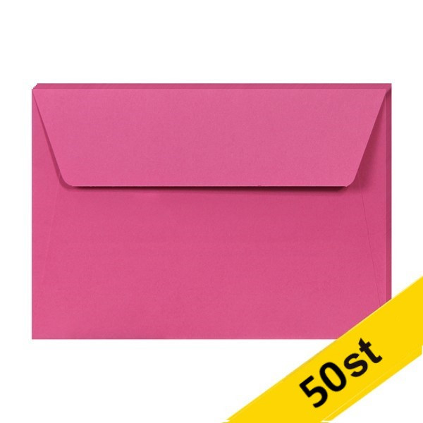 Clairefontaine ​​​​​​​Kuvert 120g C6 | intensiv rosa | Clairefontaine | 5st x10  424778 - 1