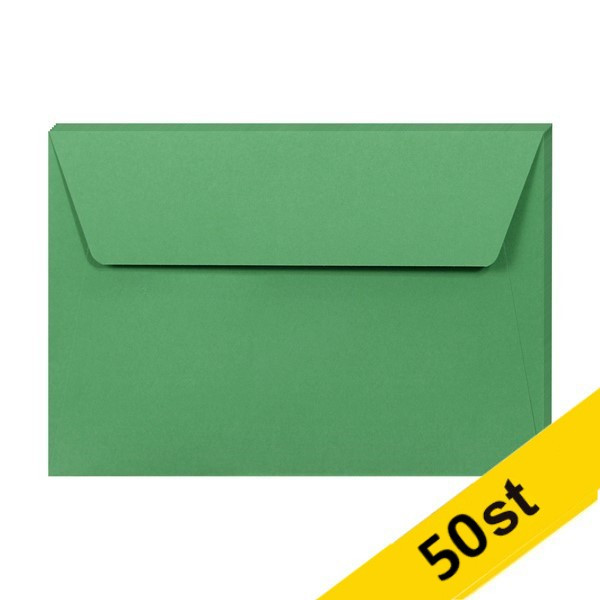 Clairefontaine ​​​​​​​Kuvert 120g C6 | skogsgrön | Clairefontaine | 5st x10  424775 - 1