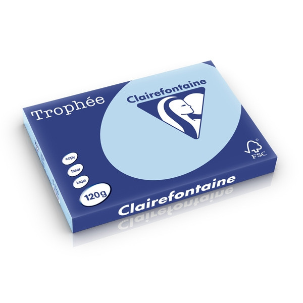 Clairefontaine 120g A3 papper | blå | Clairefontaine | 250 ark 1348PC 250223 - 1