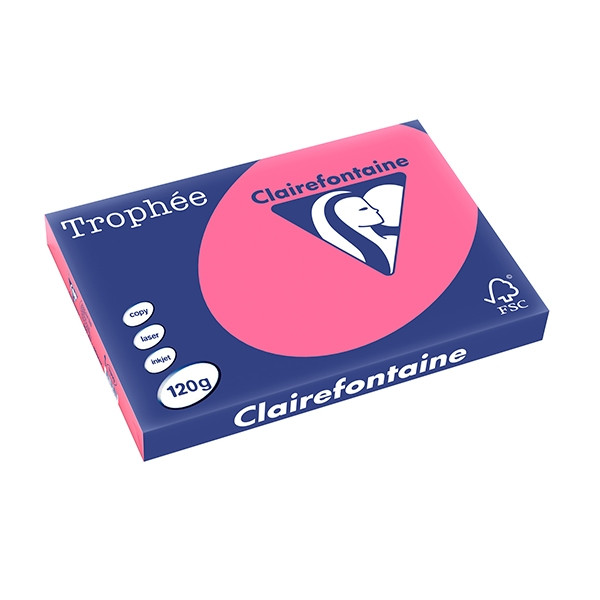 Clairefontaine 120g A3 papper | fuchsia | Clairefontaine | 250 ark 1319PC 250137 - 1