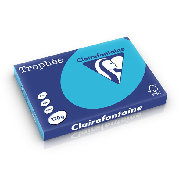 Clairefontaine 120g A3 papper | kungsblå | Clairefontaine | 250 ark 1359PC 250228 - 1