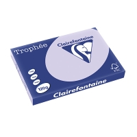 Clairefontaine 120g A3 papper | lila | Clairefontaine | 250 ark 1346PC 250131