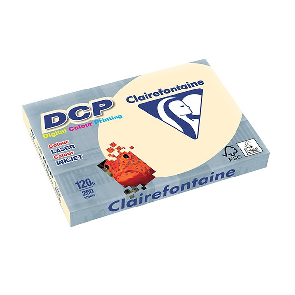 Clairefontaine 120g A4 DCP-papper | elfenben | Clairefontaine | 250 ark 6824C 250300 - 1