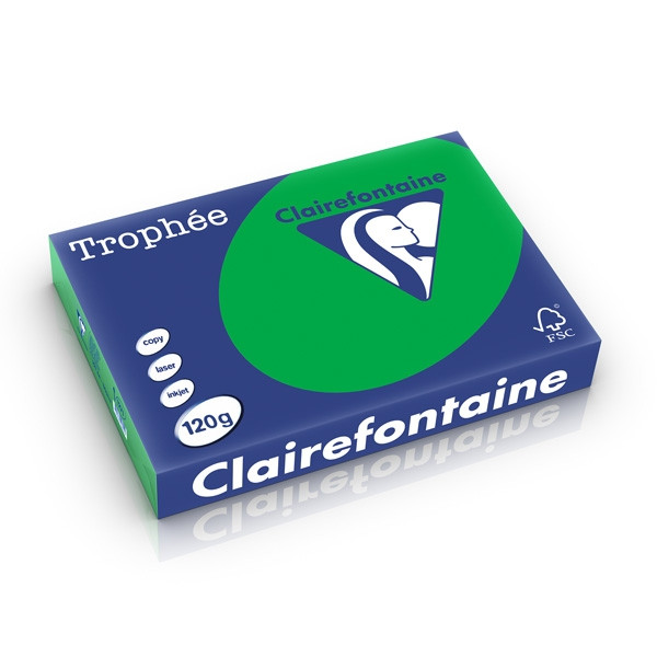 Clairefontaine 120g A4 papper | biljardgrön | Clairefontaine | 250 ark 1271PC 250212 - 1