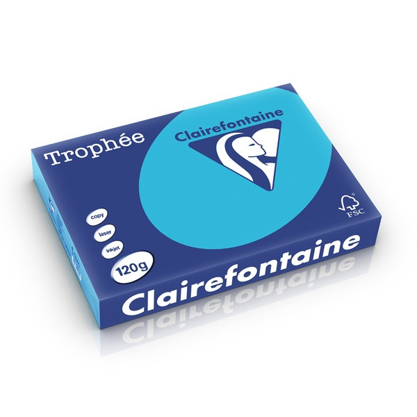 Clairefontaine 120g A4 papper | kungsblå | Clairefontaine | 250 ark 1247PC 250210 - 1