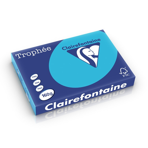 Clairefontaine 160g A3 papper | kungsblå | Clairefontaine | 250 ark 1144PC 250283 - 1