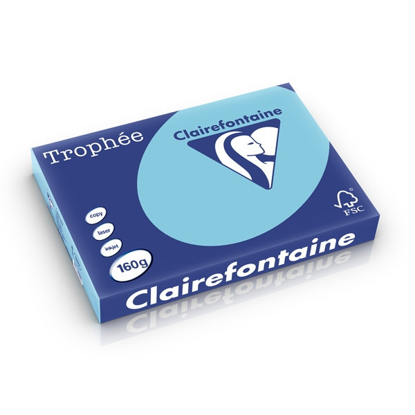 Clairefontaine 160g A3 papper | ljusblå | Clairefontaine | 250 ark 1112PC 250277 - 1