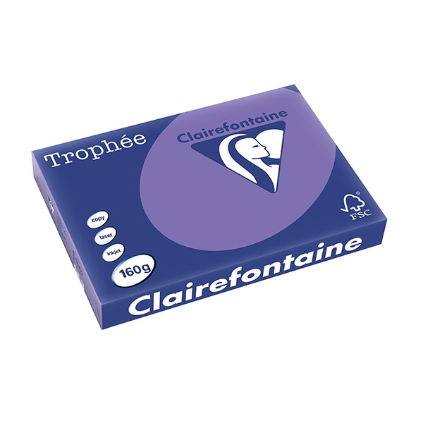 Clairefontaine 160g A3 papper | violett | Clairefontaine | 250 ark 1047PC 250156 - 1