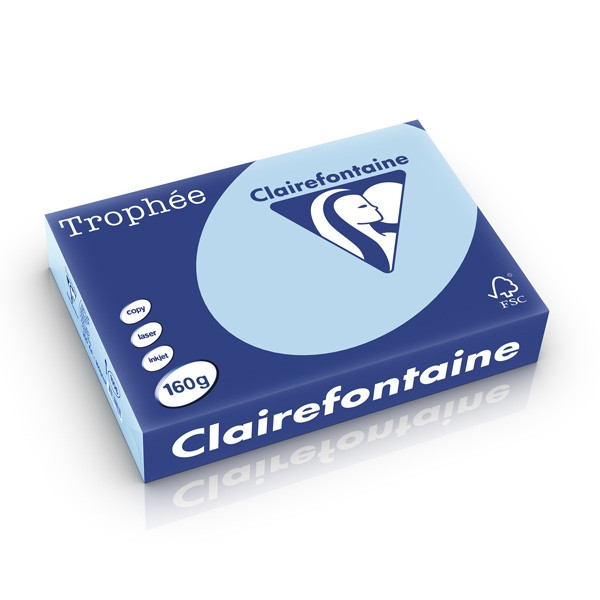 Clairefontaine 160g A4 papper | blå | Clairefontaine | 250 ark 1106PC 250248 - 1