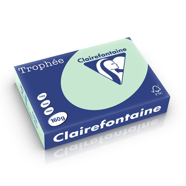 Clairefontaine 160g A4 papper | grön | Clairefontaine | 250 ark 2635PC 250252 - 1